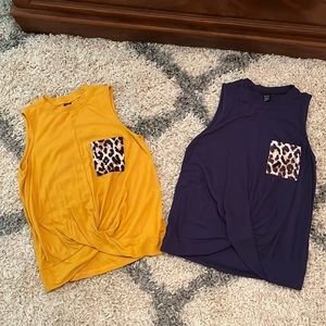 Bundle of 2 Shein Shirts💛💙